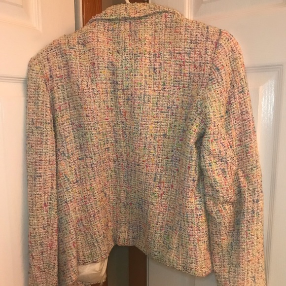 Jones NY rainbow button blazer with pockets - Picture 2 of 3